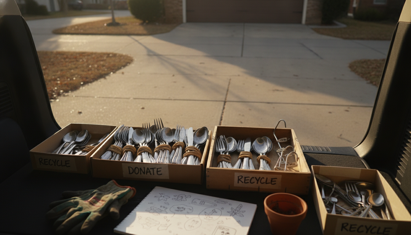 Old Stainless Steel Silverware: Donate, Repurpose, Recycle